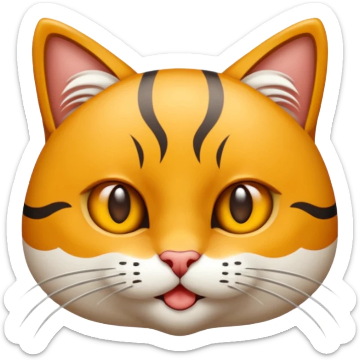 Elinde bicak olan caliko cinsi bir kedi tasma vs hiç bir sey olmasın üstünde bıçağı elinde tutsun gözleride bal rengi sticker