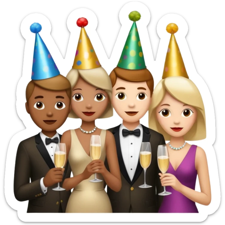 By celebrating festivals and fairs, we learn to share, help, and enjoy with family and friends sticker