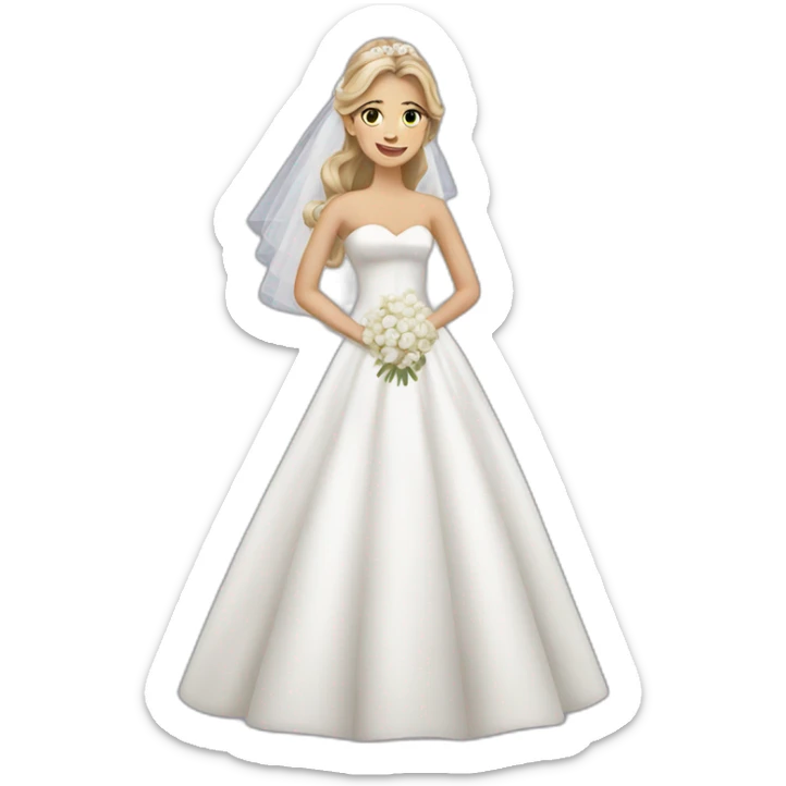 bride sticker