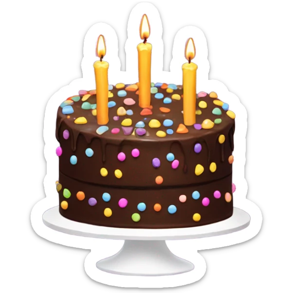 Birthday sticker