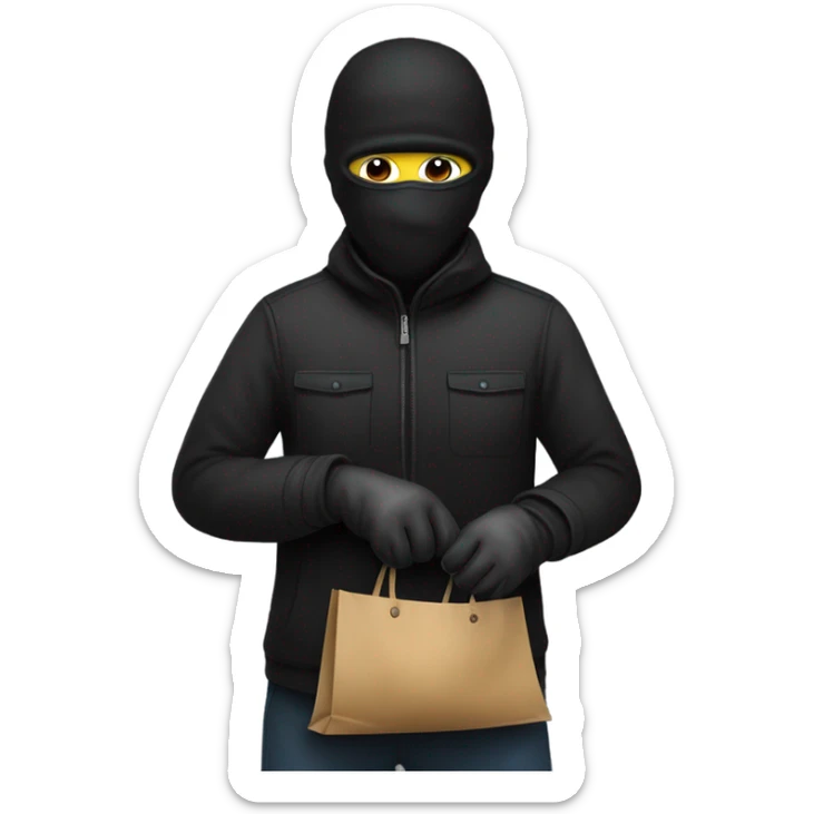 robber sticker