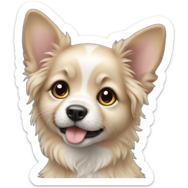 realistic-puppy sticker