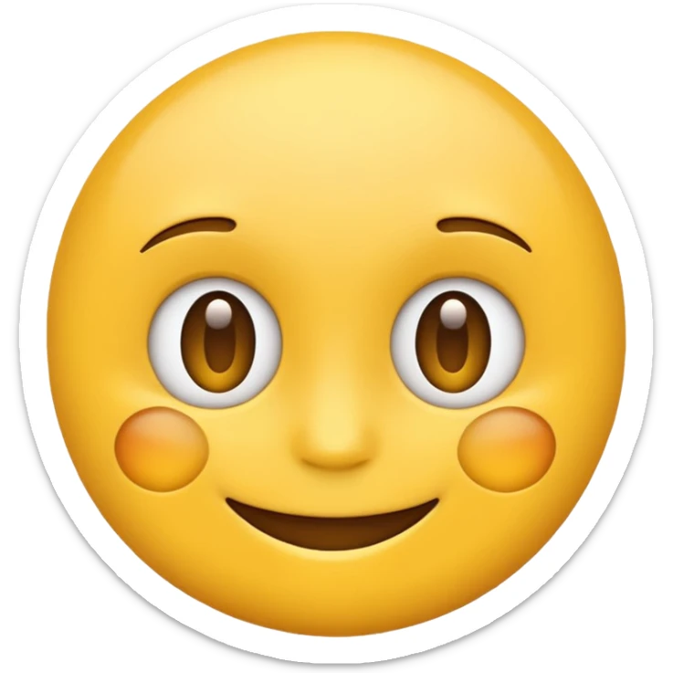 Emoji concentré sticker