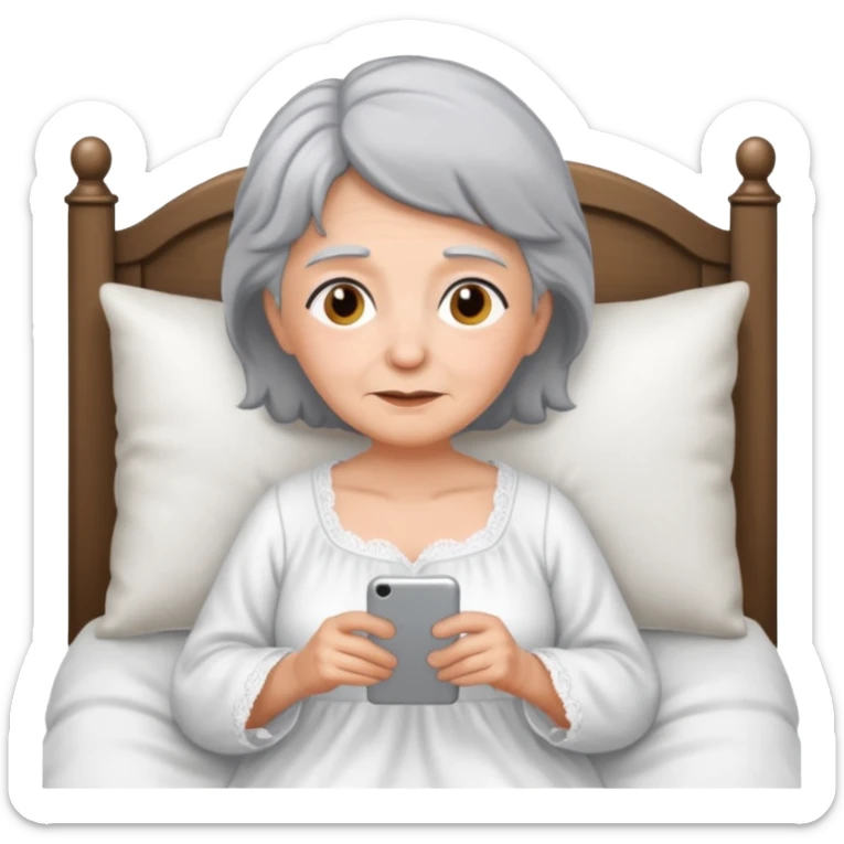 The Grandmother in the fairy tale Little Red Riding Hood sticker