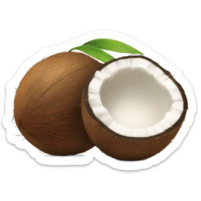 Coconut sticker