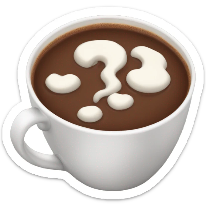 Hot chocolate  sticker