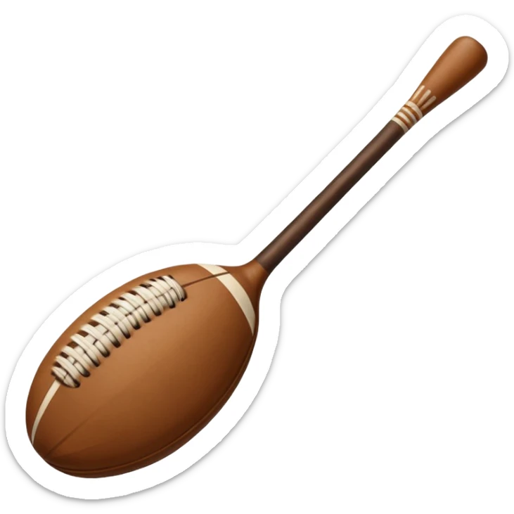 Hurley and sliotar as in what's used for the Irish sport  sticker