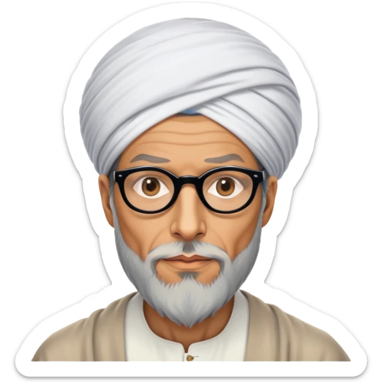 Jeff Goldblum dressed as _cinematic-realistic-portrait-of-suleiman-the-magnificent,-depicted-as-a-regal-ottoman-sultan-adorned-with-a-large,-white,-round,-tall-turban-and-a-majestic-grey-beard,-his-commanding-gaze-bathed-in-warm,-historic-lighting-that-exudes-timel sticker