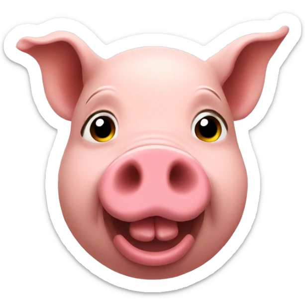 Pig sticker