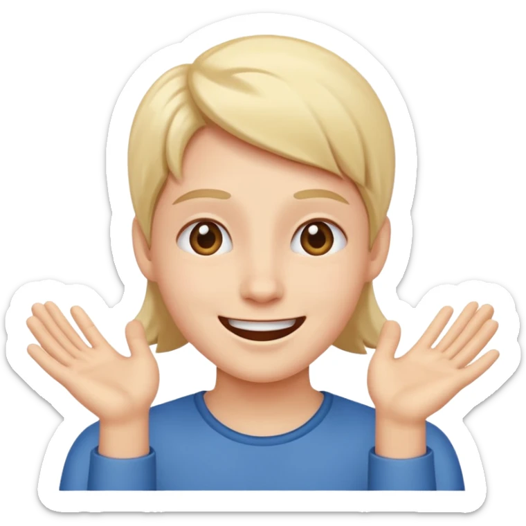 Personne qui fait semblant de croire en quelqu'un  sticker