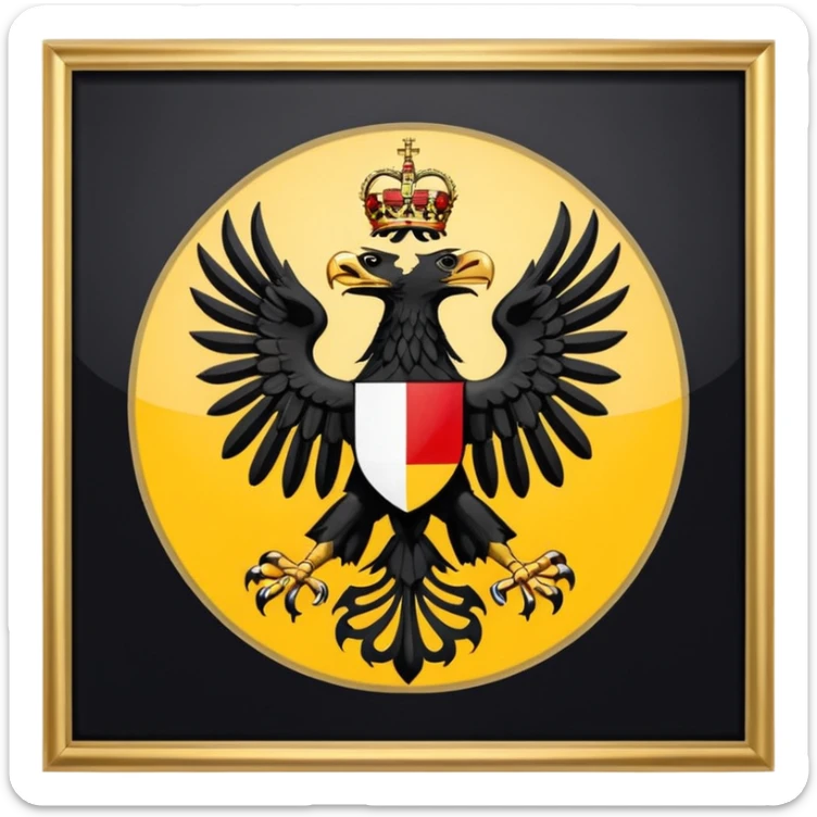 Heilige Römische Flagge Deutscher Nation 
 sticker