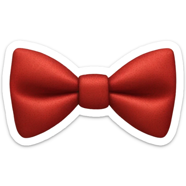 Red bow tie sticker