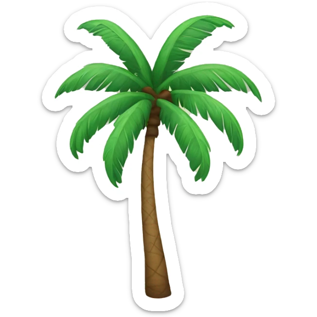 Palm tree sticker