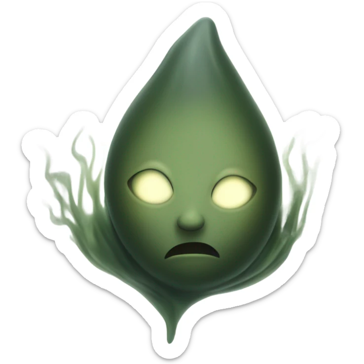 Dark olive green spirit  sticker