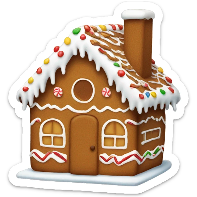 Gingerbread house sticker