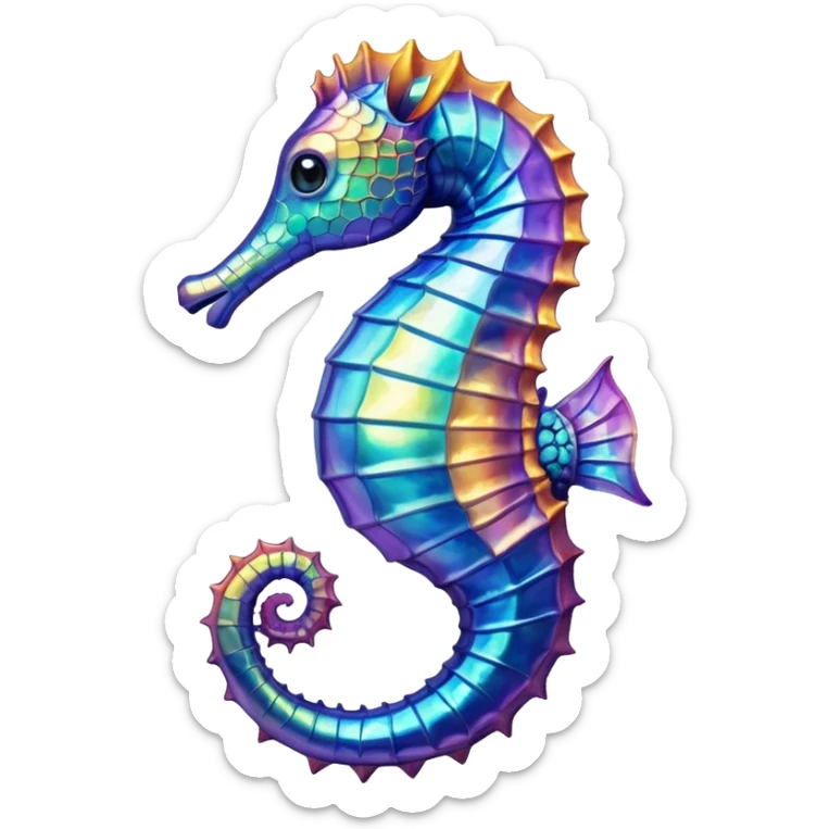 Seahorse sticker