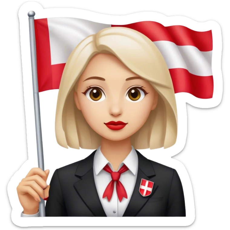 nationalist nationalist nationalist patriot patriot polish woman formal poland flag sticker