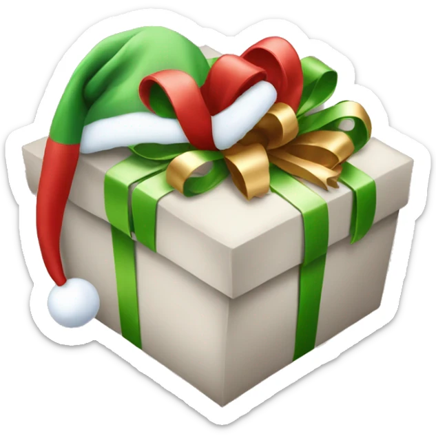 christmas gift sticker