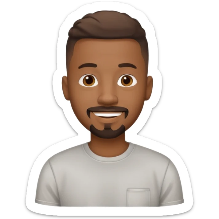 Turn the Photo of the big black dude on the end of the bed into an emoji sticker