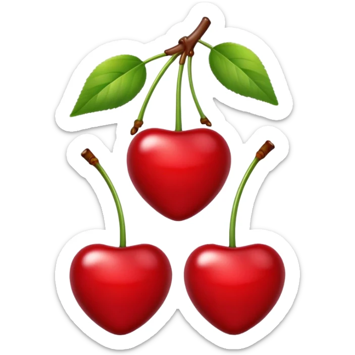 a couple of cherries sticker