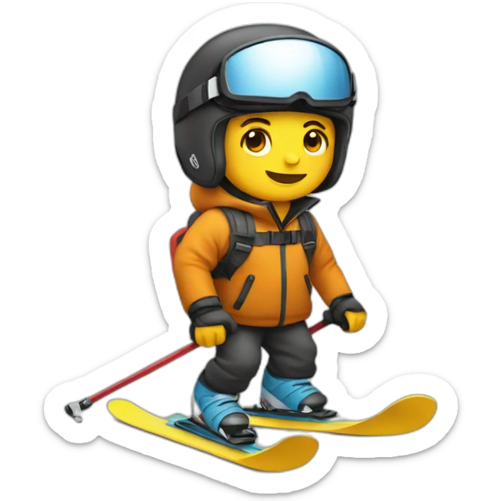 Ski sticker