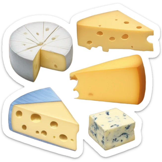 Cheese sticker