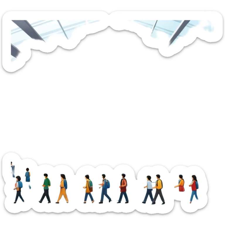 Indira gandhi international airport picture terminal 3 sticker