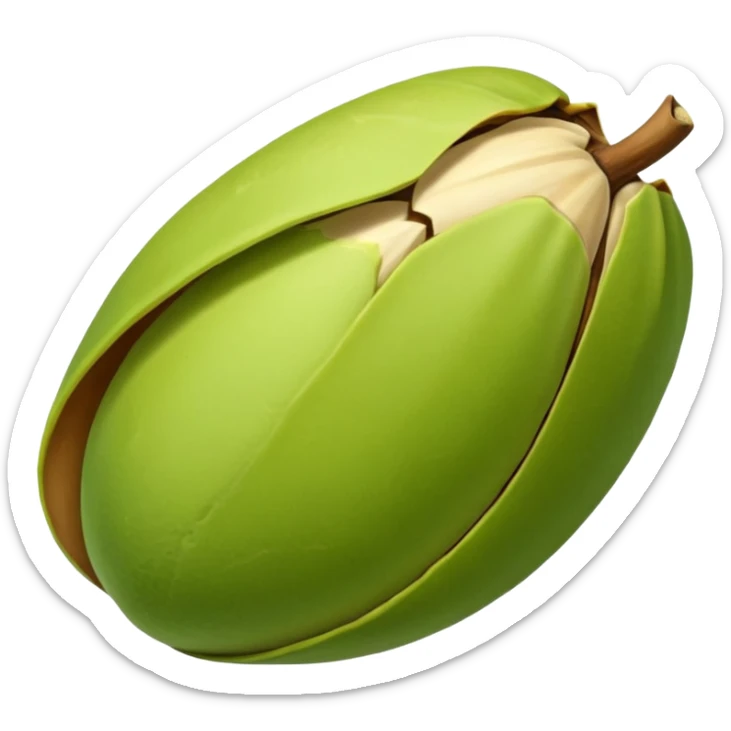 Pistachio emoji sticker