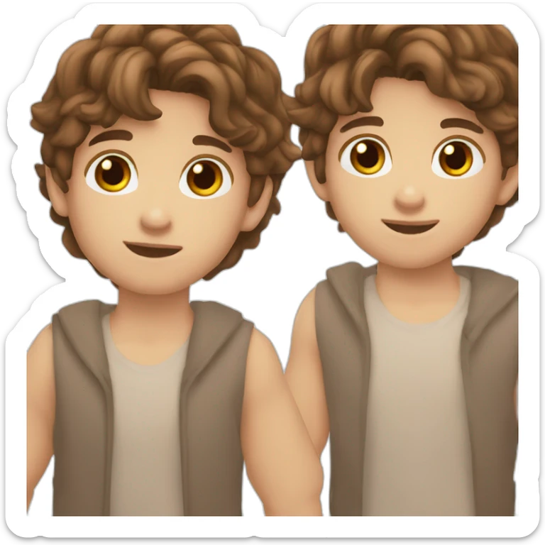 A boy have a brown hair and brown eyes Normal skin He owns an iPhone 8 Plus sticker