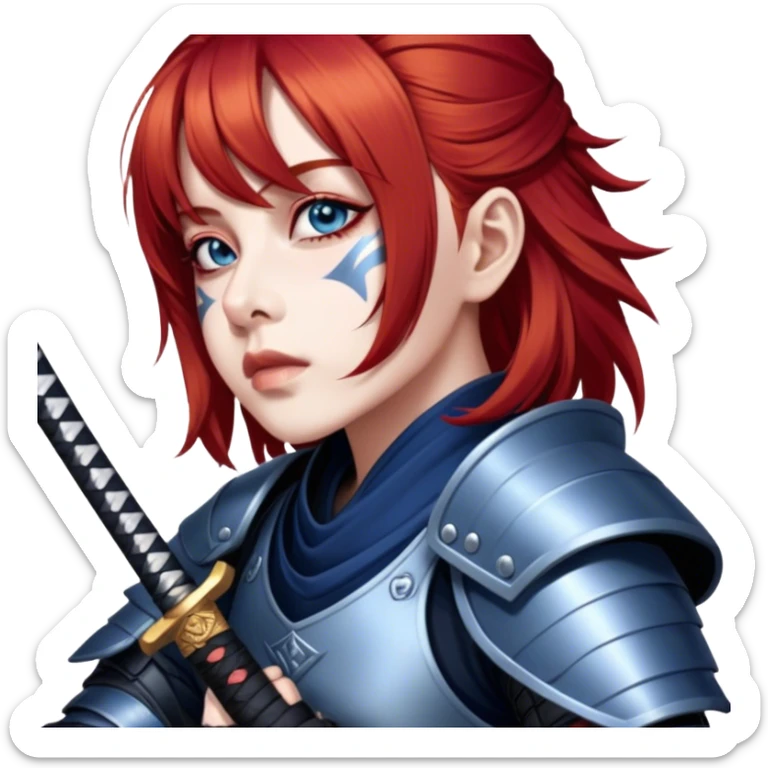 Warrior Samurai sticker