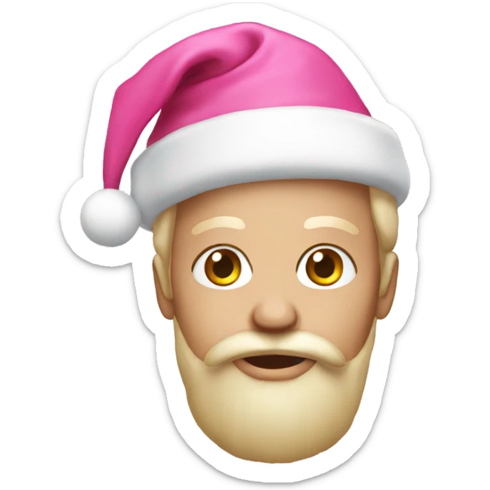 pink christmas  sticker