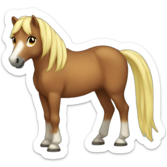Pony sticker