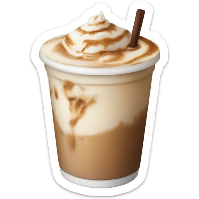 Iced latte sticker