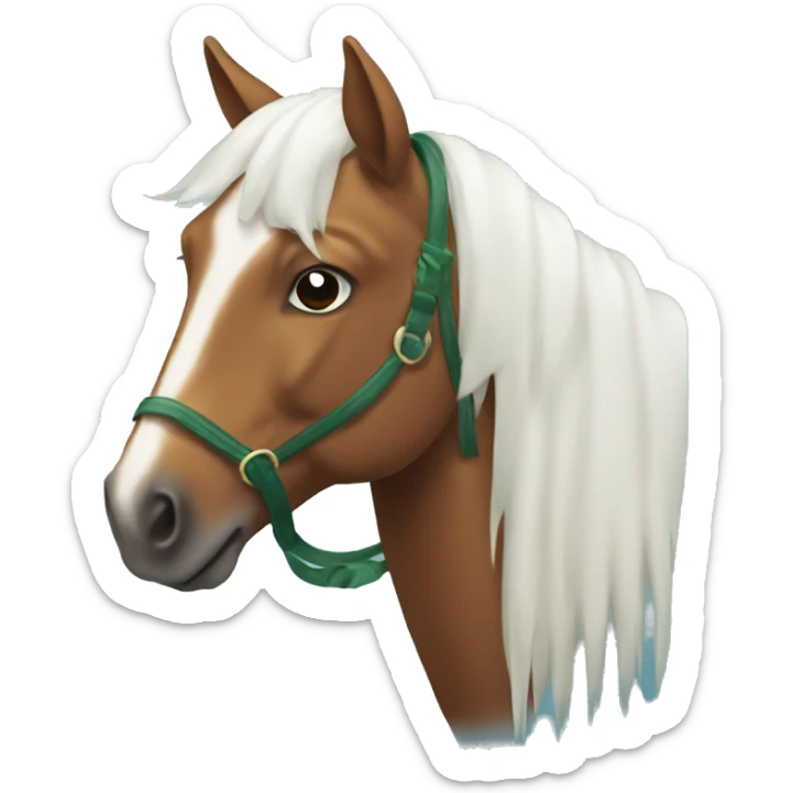 caballo de navidad sticker