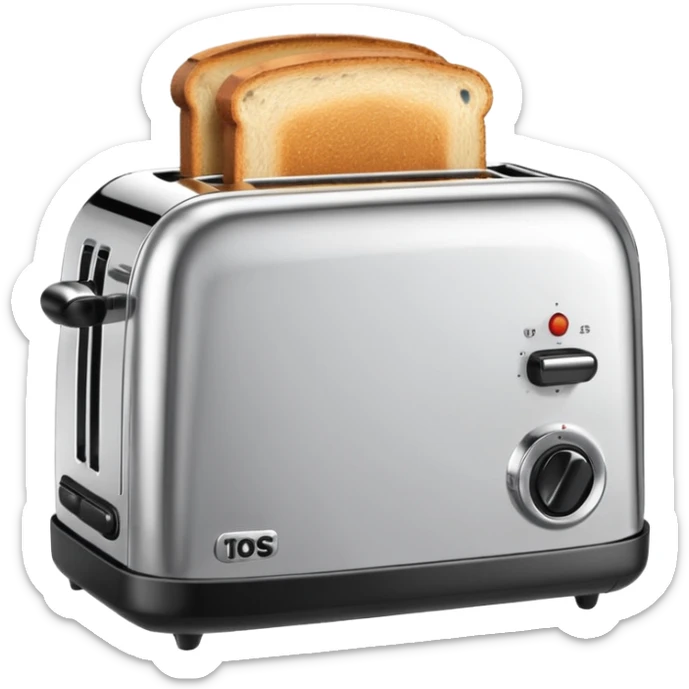 Toaster sticker
