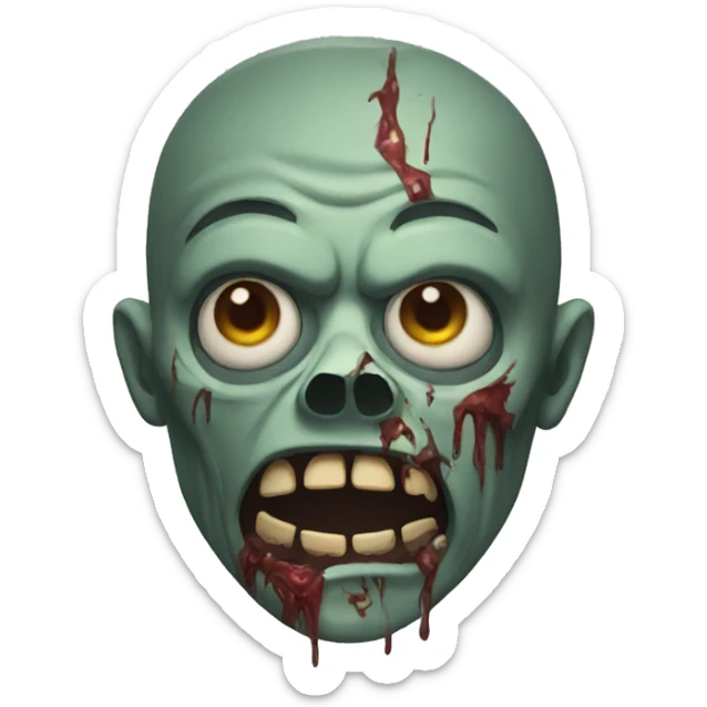 Zombie sticker