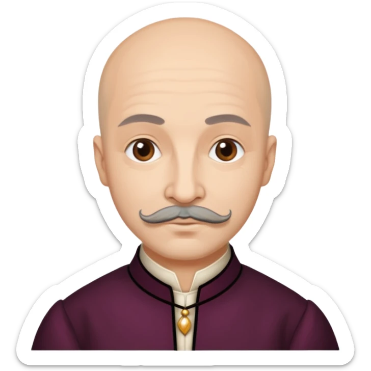 i want a portrait of Montaigne in sketch style, not in emoji style sticker