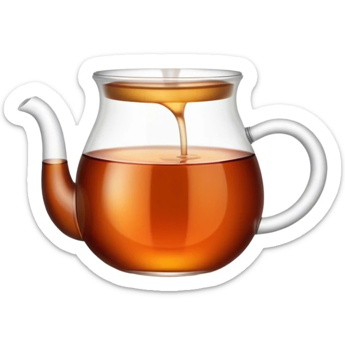 Cinematic Realistic Turkish Tea Pop Culture Emoji, featuring an inviting portrayal of a steaming glass of Turkish tea rendered with rich textures and warm, convivial lighting. sticker