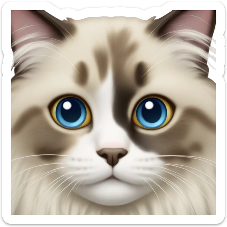 ragdoll cat sticker
