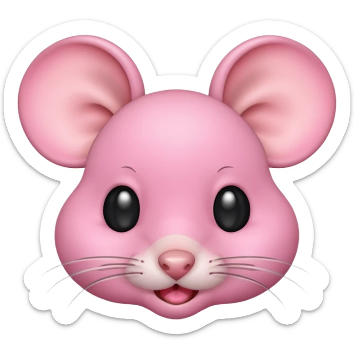 Un ratón cute volteando los ojos 🙄 como ese emoji SOLO LOS OJOS sticker