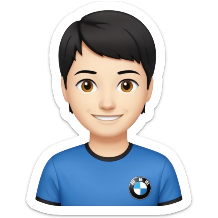 Я люблю БМВ sticker