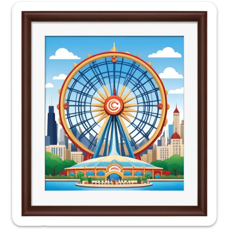 Chicago world’s fair sticker