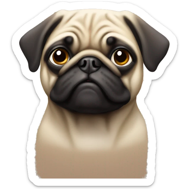 Pug sticker