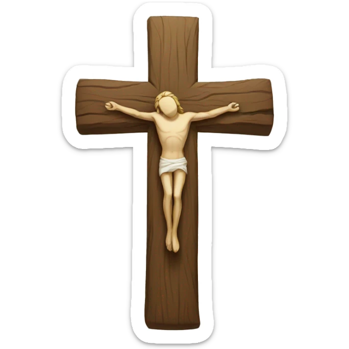 Cross sticker