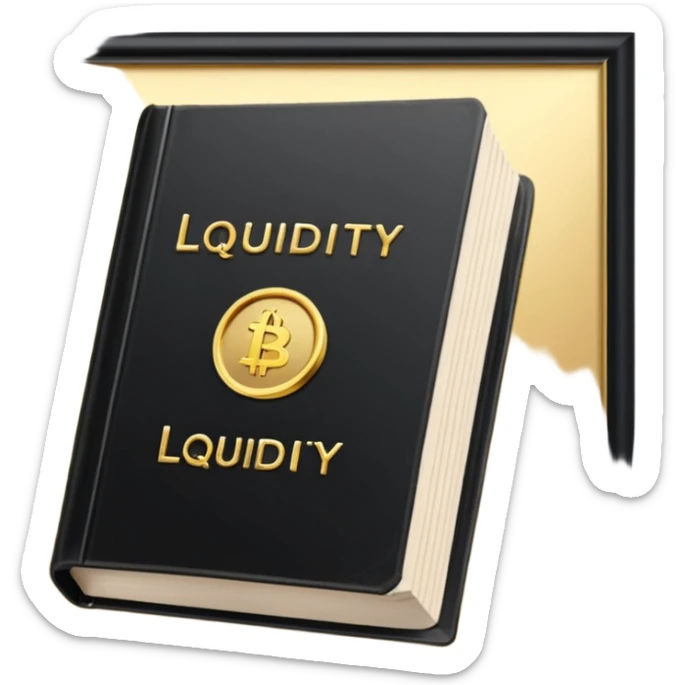 genera un libro que en la portada diga " liquidez" y la foto sea de trading sticker