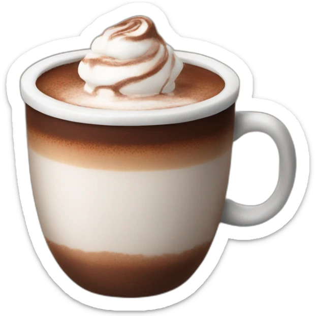 hot chocolate sticker