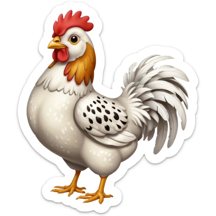 Chicken sticker