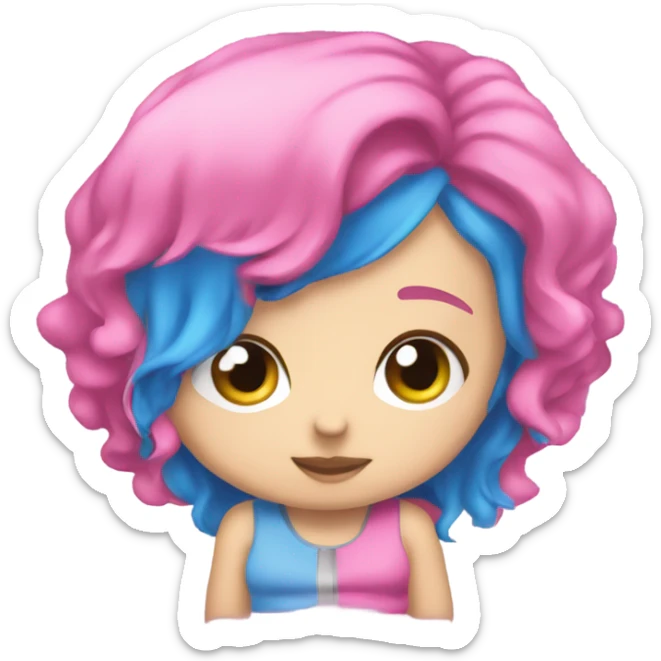 Comand xbox blue and pink baby sticker