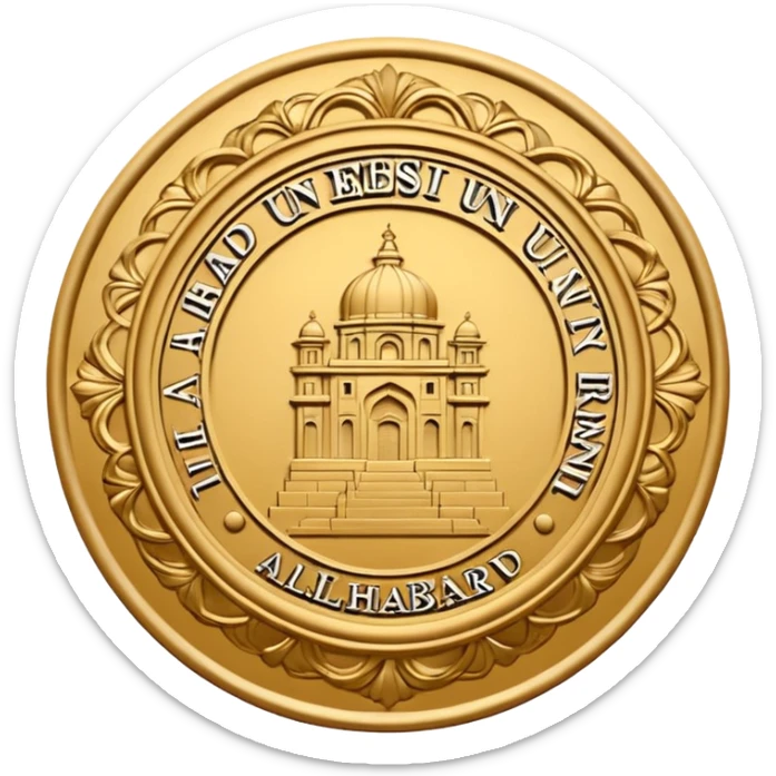 I want the emoji of the logo of allahabad university sticker