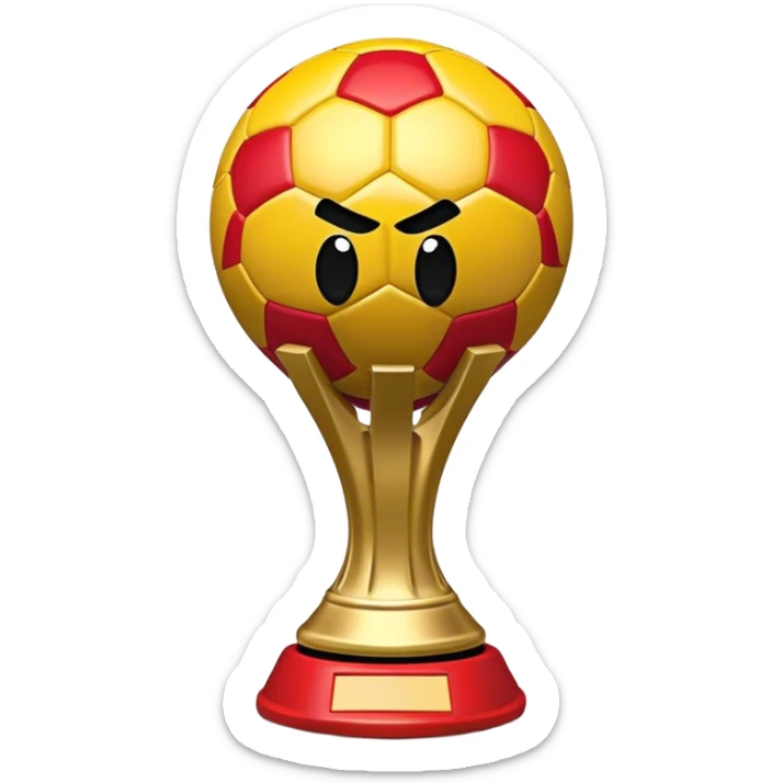 Cinematic Realistic La Liga Pop Culture Emoji, showcasing a dynamic portrayal of Spain's premier football league rendered with lifelike detail and energetic, modern lighting. sticker